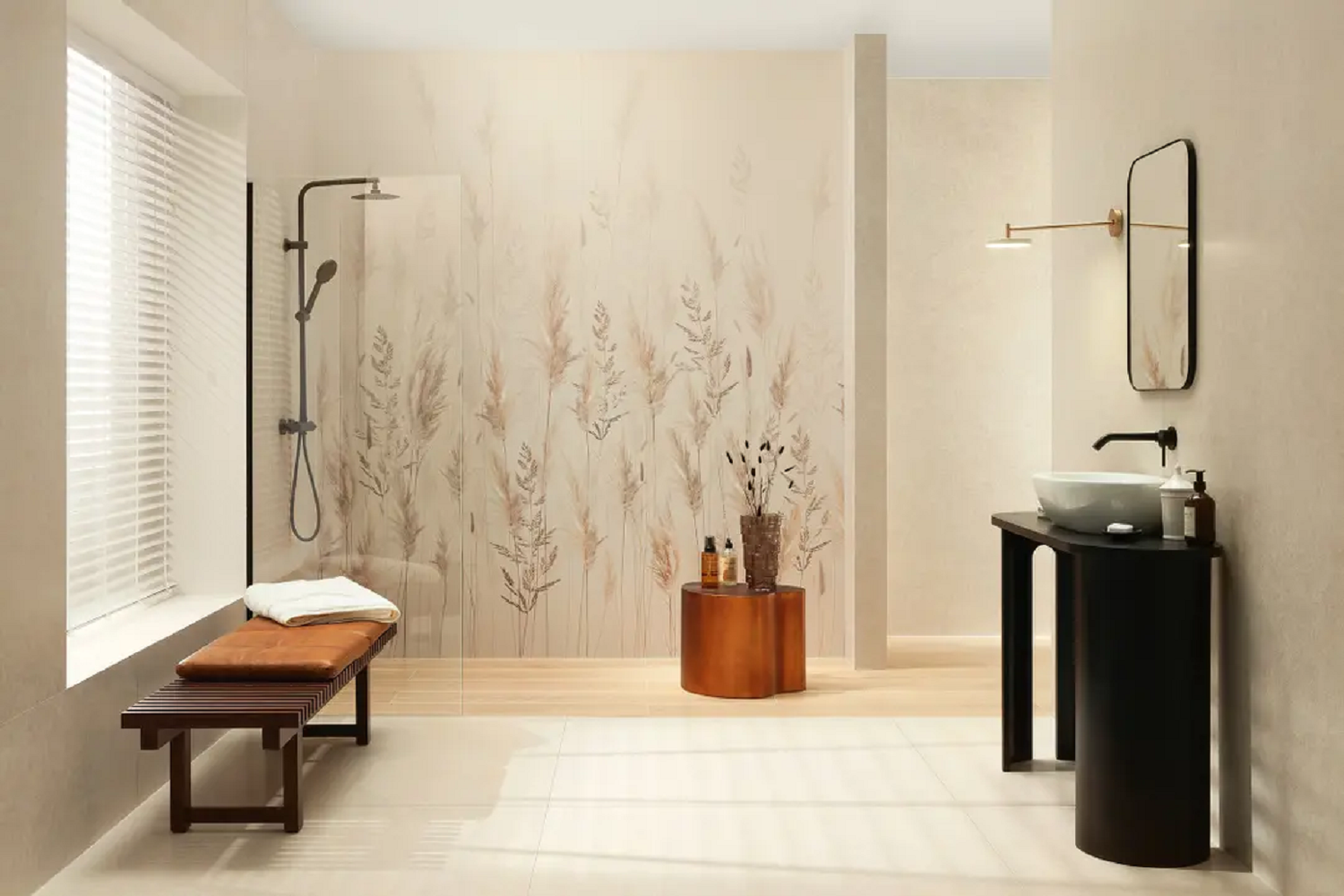 Łazienka Boho z nutą minimalizmu